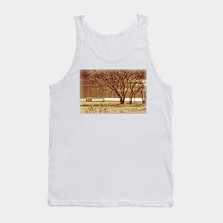 Autumn In City Park Tank Top